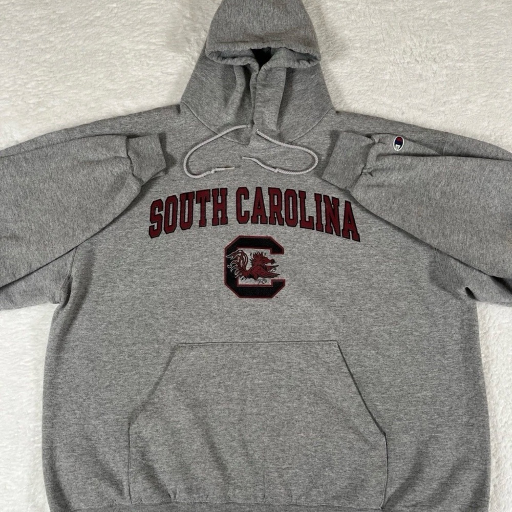 Champion Gray South Carolina Pullover Hoodie